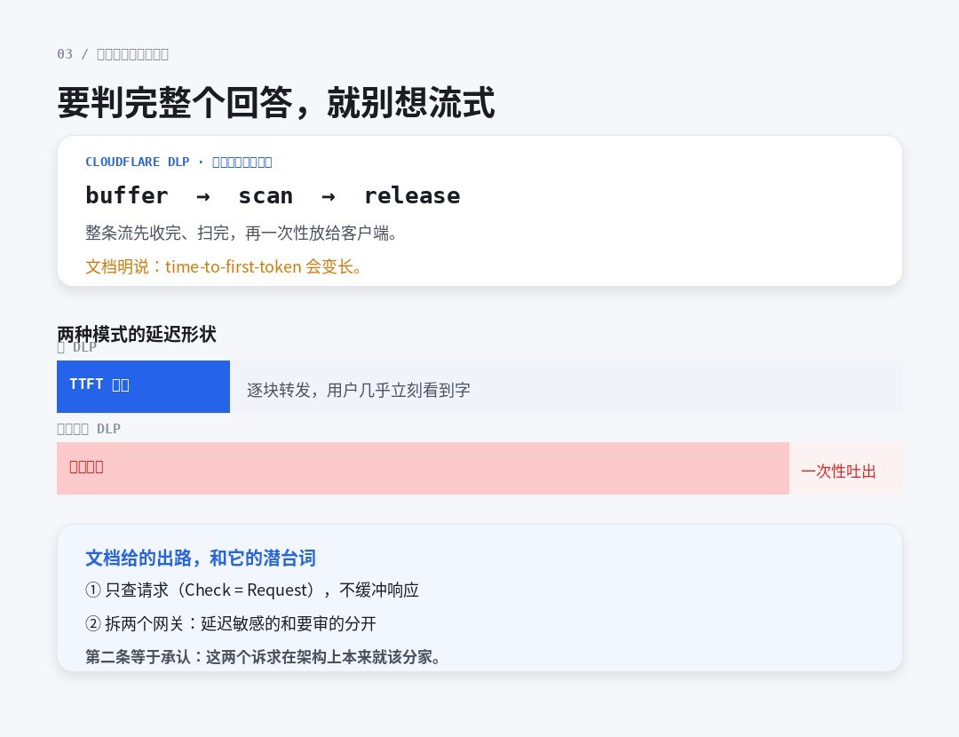 流式与判定的延迟取舍