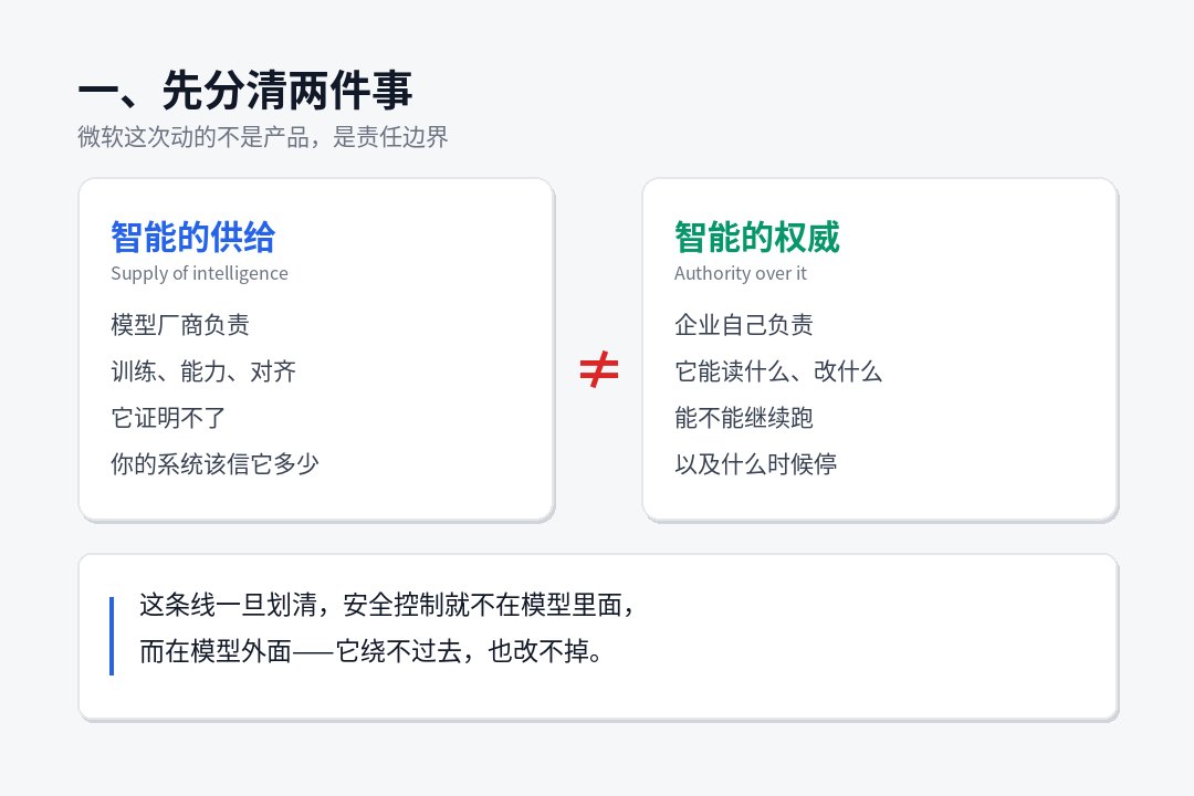 智能的供给 vs 智能的权威